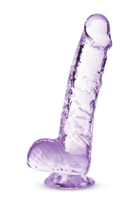 Сиреневый фаллоимитатор 6 Inch Crystalline Dildo - 15,2 см. фото в интим магазине Love Boat