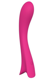 Розовый перезаряжаемый вибратор LOVELY PRINCESS - 15 см. фото в секс шопе Love Boat