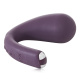 Фиолетовый вибратор Dua G-spot   Clitoral Wearable Vibrator - 17,8 см.