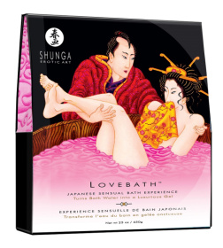 Соль для ванны Lovebath Dragon Fruit, превращающая воду в гель - 650 гр. фото в интим магазине Love Boat