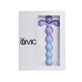 Анальная ёлочка с вибрацией Youivic - 16,4 см.