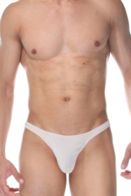 Бежевые мужские трусы-тонги фото в интим магазине Love Boat