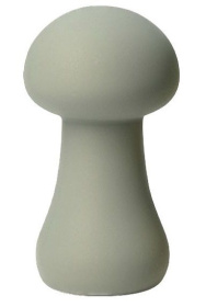 Зеленый перезаряжаемый клиторальный стимулятор-грибочек Mushroom фото в интим магазине Love Boat