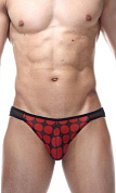 Трусы-слипы в крупный красный горох фото в интим магазине Love Boat
