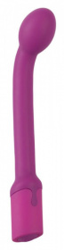 Фиолетовый вибратор G-точки G-SPOT VIBRATOR - 22 см. фото в секс шопе Love Boat