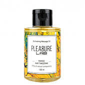Массажное масло Pleasure Lab Refreshing с ароматом манго и мандарина - 100 мл.