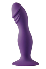 Фиолетовый фаллоимитатор Pleasure Dildo - 14,6 см. фото в интим магазине Love Boat