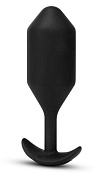 Черная вибропробка для ношения Vibrating Snug Plug 5 - 16,5 см. фото в интим магазине Love Boat