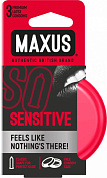 Ультратонкие презервативы в железном кейсе MAXUS Sensitive - 3 шт. фото в интим магазине Love Boat
