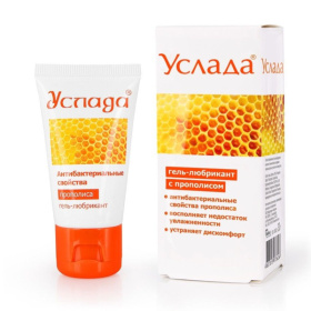 Гель-лубрикант «Услада» с прополисом - 30 гр. фото в интим магазине Love Boat
