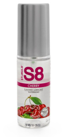 Смазка на водной основе S8 Flavored Lube со вкусом вишни - 50 мл. фото в интим магазине Love Boat