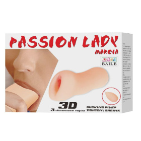 Мастурбатор Passion Lady Marcia с грушей для имитации посасывания