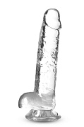 Прозрачный фаллоимитатор 7 Inch Crystalline Dildo - 17,7 см. фото в интим магазине Love Boat