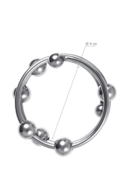 Большое металлическое кольцо под головку пениса