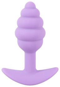 Фиолетовая анальная втулка Mini Butt Plug - 7,5 см. фото в интим магазине Love Boat