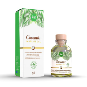 Массажный гель с ароматом кокоса Coconut - 30 мл. фото в интим магазине Love Boat
