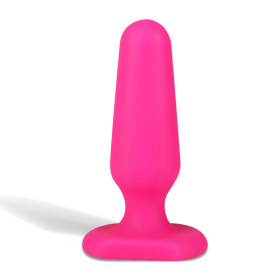 Розовый анальный плаг из силикона Seamless Silicone Butt Plug - 7,5 см. фото в интим магазине Love Boat