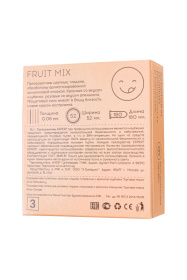 Ароматизированные презервативы EXPERT Fruit Mix - 3 шт.