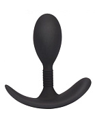 Черная анальная втулка Anal Play Plug S - 8,6 см. фото в интим магазине Love Boat