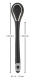 Черный гибкий уретральный стимулятор с вибрацией Vibrating Bendable Dilator - 13,5 см.