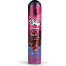 Смазка на водной основе Strawberry с ароматом клубники - 125 мл. фото в интим магазине Love Boat