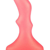 Розовый массажёр простаты - 10 см.
