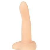 Телесный нереалистичный дилдо Emotional на присоске - 13 см.
