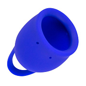 Синяя менструальная чаша Iris - 15 мл. фото в интим магазине Love Boat