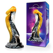 Фантазийный фаллоимитатор-змея на присоске - 22 см. фото в интим магазине Love Boat