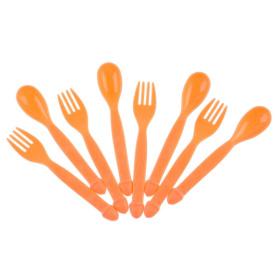 Набор пластиковых столовых приборов «Всё в твоих руках» фото в интим магазине Love Boat