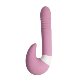 Розовый вибростимулятор зоны G 2-в-1 фото в секс шопе Love Boat