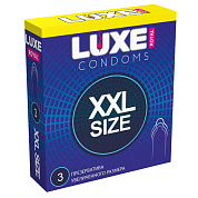 Презервативы увеличенного размера LUXE Royal XXL Size - 3 шт. фото в интим магазине Love Boat