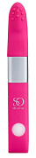 Ярко-розовый вибростимулятор Get Lucky USB Vibrator - 12 см. фото в интим магазине Love Boat