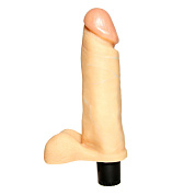 Вибратор с мошонкой №1 - 18,5 см. фото в интим магазине Love Boat