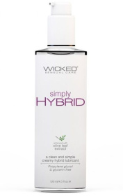 Водно-силиконовый лубрикант Wicked Simply HYBRID - 120 мл. фото в интим магазине Love Boat