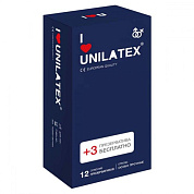 Ультрапрочные презервативы Unilatex Extra Strong - 12 шт. + 3 шт. в подарок фото в интим магазине Love Boat