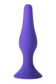 Фиолетовая анальная втулка Toyfa A-toys - 12,5 см. фото в интим магазине Love Boat