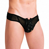 Сексуальные полупрозрачные трусы со шнуровкой
