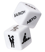 Набор игральных кубиков Eromantica «Грани любви» фото в интим магазине Love Boat