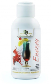 Интимный гель-смазка JUICY FRUIT с ароматом энергетика - 100 мл. фото в интим магазине Love Boat