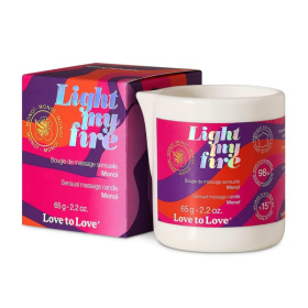 Массажная свеча Light My Fire Monoi с ароматом моной - 65 гр. фото в интим магазине Love Boat
