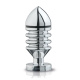 Металлическая анальная пробка Hector Helix Buttplug S - 10 см.