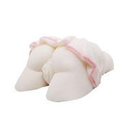 Вагина с анусом под приподнятой юбочкой фото в интим магазине Love Boat