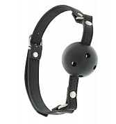 
Пластиковый кляп-шар с отверстиями на полиуретановых ремнях BLAZE BREATHABLE BALL GAG фото в интим магазине Love Boat