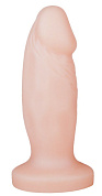 Телесная анальная пробка-фаллос - 12 см. фото в интим магазине Love Boat