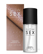 Съедобное cогревающее массажное масло Slow Sex - 50 мл. фото в интим магазине Love Boat