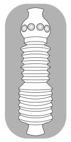 Прозрачный мастурбатор Pocket Masturbator Twister