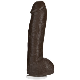 Коричневый фаллоимитатор BAM Huge 13  Realistic Cock - 31 см. фото в интим магазине Love Boat