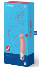 Перезаряжаемый вибратор Satisfyer Master - 23,5 см.