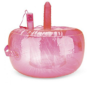 Розовая надувная подушка для секса в вибратором фото в интим магазине Love Boat